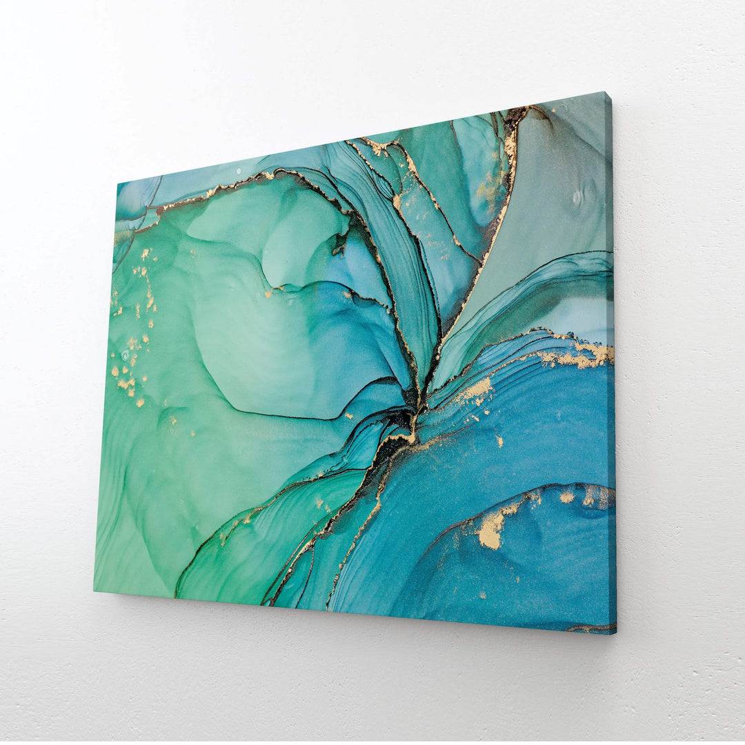 Light Green Marble Art | MusaArtGallery™