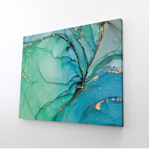 Light Green Marble Art | MusaArtGallery™ 