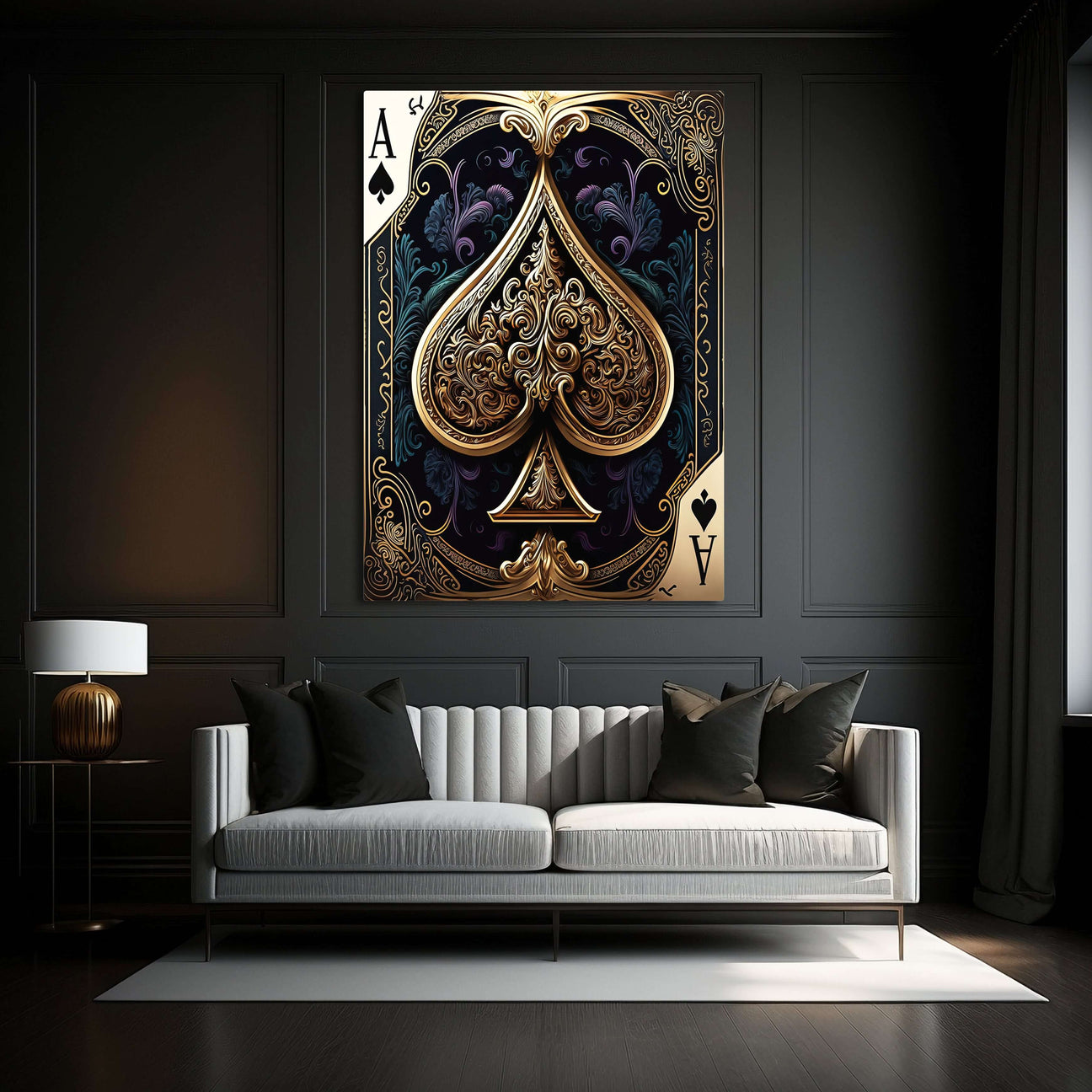 Luxurious Ace of Spades Art | MusaArtGallery™