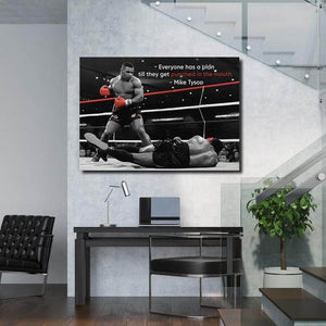 Mike Tyson motivational canvas - Mike Tyson Canvas
