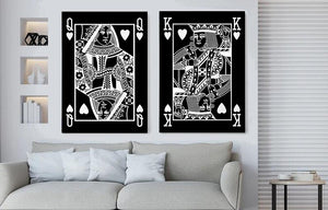 Silver King and Queen Wall Decor | MusaArtGallery™ 