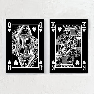 Silver King and Queen Wall Decor | MusaArtGallery™ 