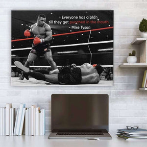 Mike Tyson motivational canvas - Mike Tyson Canvas