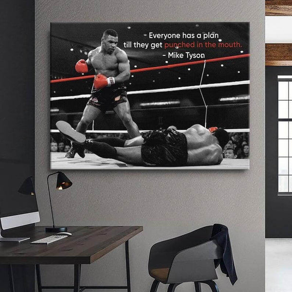 Mike Tyson motivational canvas - Mike Tyson Canvas