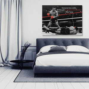 Mike Tyson motivational canvas - Mike Tyson Canvas