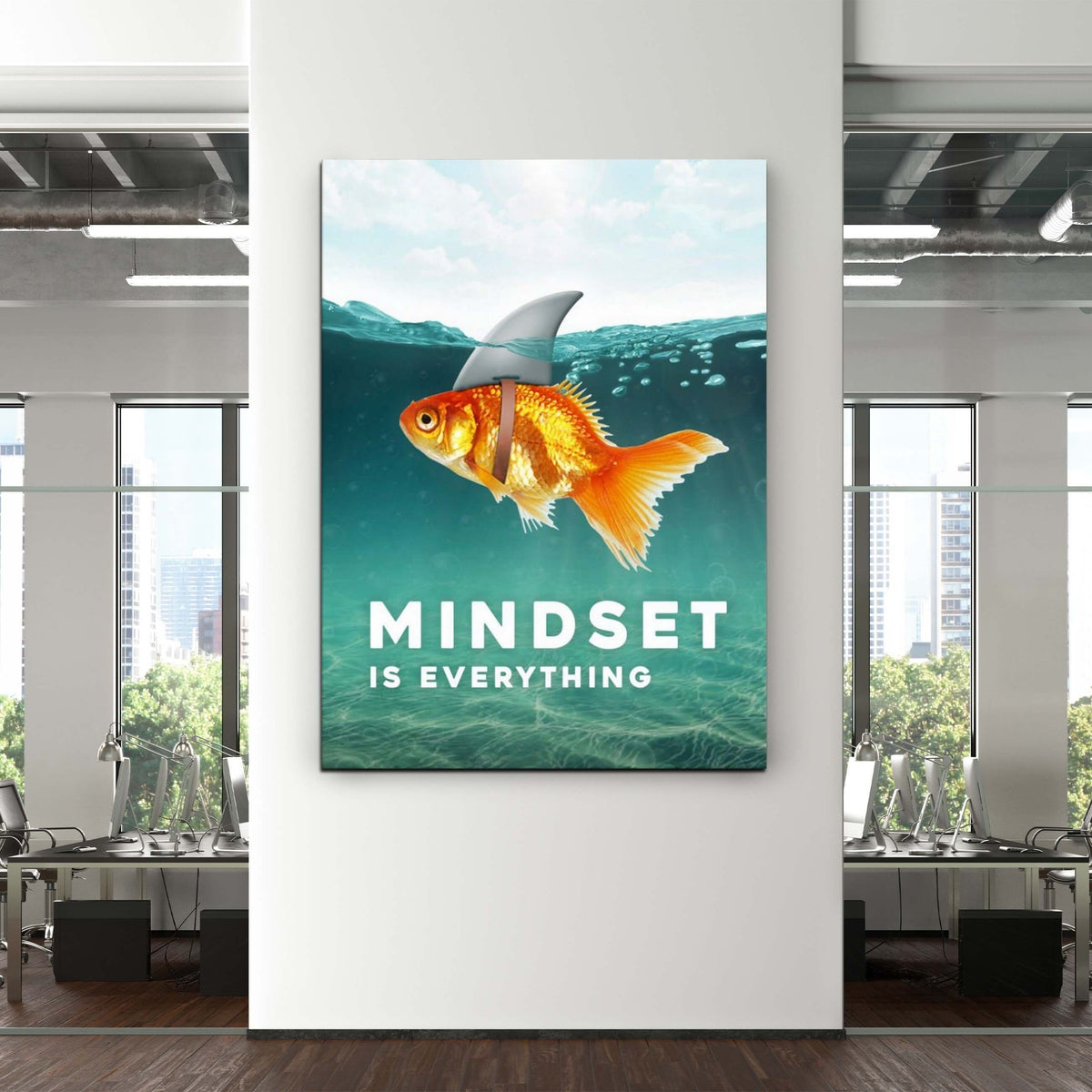 Mindset Is Everything Canvas Success Art MusaArtGallery™