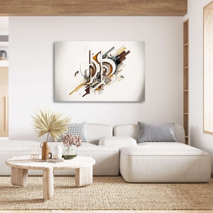 Modern Geometric Abstract Wall Art | MusaArtGallery™ 