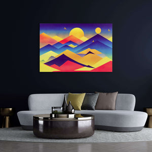 Mountain Abstract Art | MusaArtGallery™ 