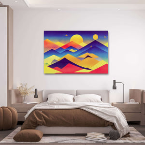 Mountain Abstract Art | MusaArtGallery™ 