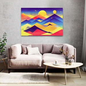 Mountain Abstract Art | MusaArtGallery™ 