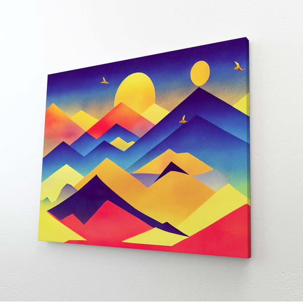 Mountain Abstract Art | MusaArtGallery™ 