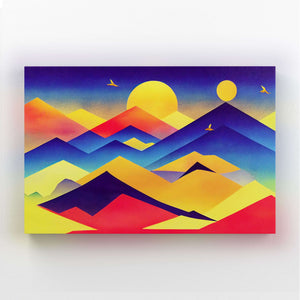 Mountain Abstract Art | MusaArtGallery™ 