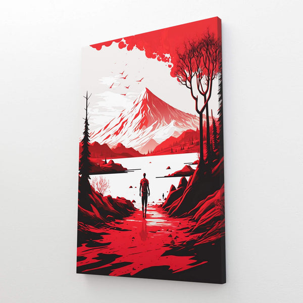 Mountain Minimal Japanese Art | MusaArtGallery™