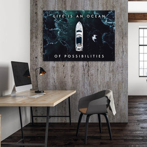 Ocean Of Possibilities Motivational Wall Art