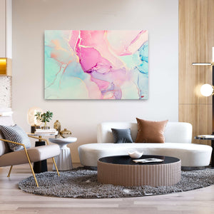 Pink Marble Wall Art | MusaArtGallery™