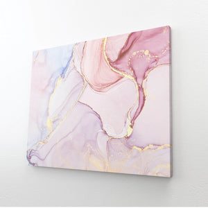 Pink and Gold Marble Wall Art | MusaArtGallery™ 