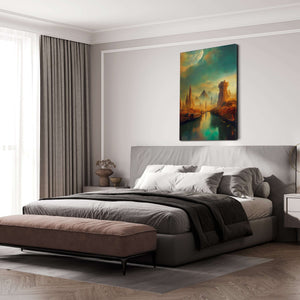 Pyramids Canvas Print