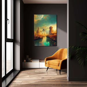 Pyramids Canvas Print