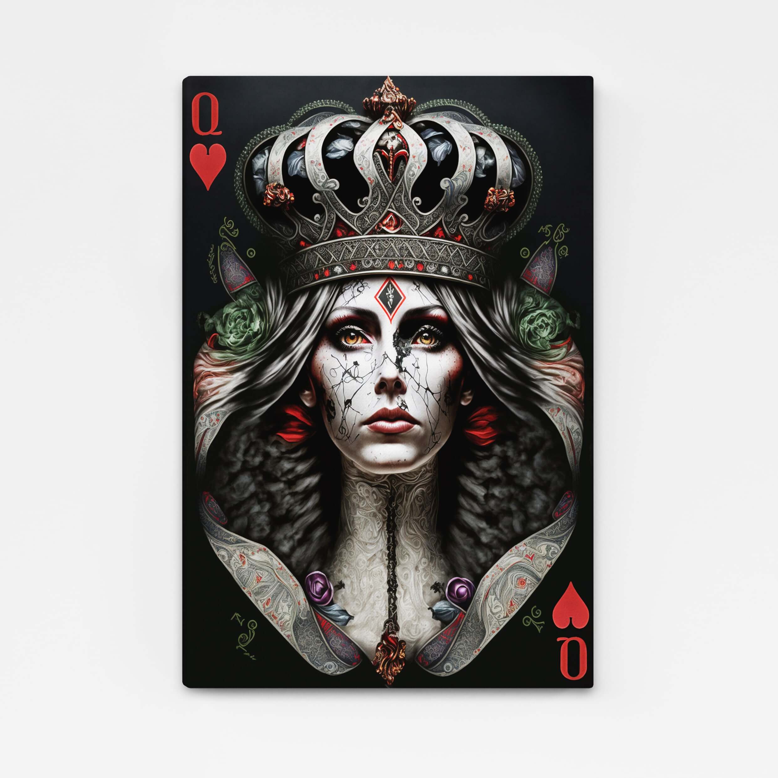 queen of hearts 油絵 原画 オリジナル - ホビー・楽器・アート