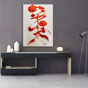 Red Kanji Wall Art | MusaArtGallery™