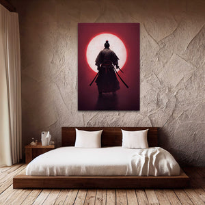 Red Samurai Wall Art | MusaArtGallery™ 