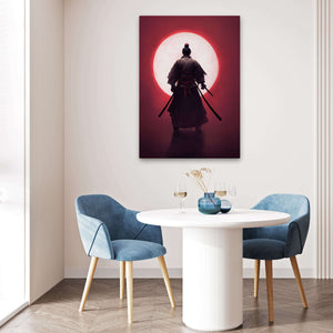 Red Samurai Wall Art | MusaArtGallery™ 