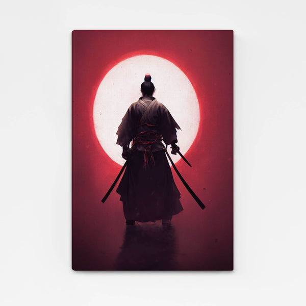 Red Samurai Wall Art | MusaArtGallery™ 