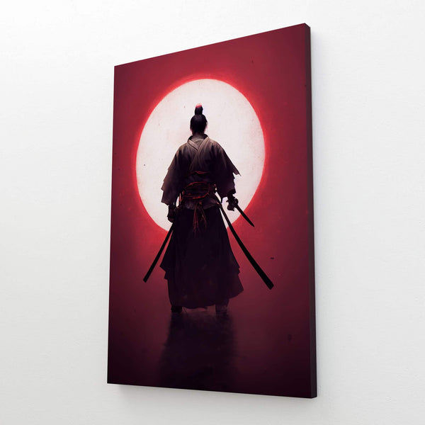 Red Samurai Wall Art | MusaArtGallery™ 