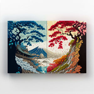 Seasons Japanese Wall Decor | MusaArtGallery™
