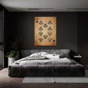 Ten of Clubs Wall Art  MusaArtGallery™