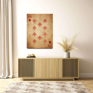 Ten of Diamonds Wall Art  MusaArtGallery™