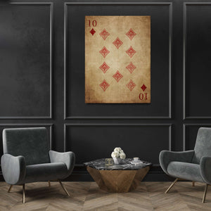 Ten of Diamonds Wall Art  MusaArtGallery™