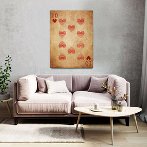 Ten of Hearts Wall Art | MusaArtGallery™