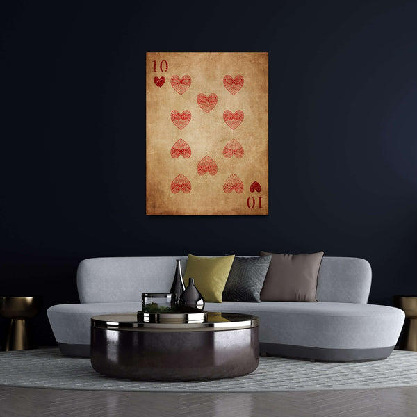 Ten of Hearts Wall Art | MusaArtGallery™