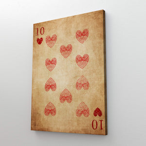 Ten of Hearts Wall Art | MusaArtGallery™