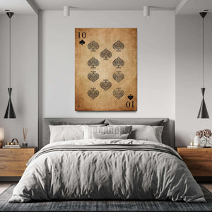 Ten of Spades Wall Art  MusaArtGallery™