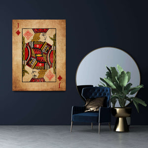 Vintage Jack of Diamonds Art