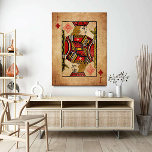 Vintage Jack of Diamonds Art