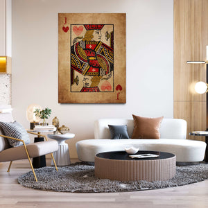 Vintage Jack of Hearts Art | MusaArtGallery™