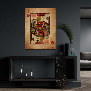 Vintage Jack of Hearts Art | MusaArtGallery™