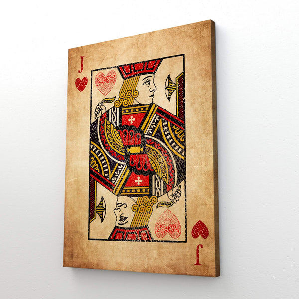 Vintage Jack of Hearts Art | MusaArtGallery™