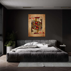 Vintage Jack of Hearts Art | MusaArtGallery™