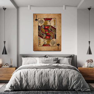 Vintage Jack of Spades Art  MusaArtGallery™