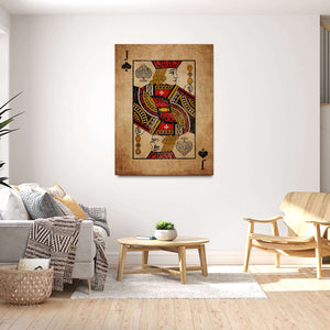 Vintage Jack of Spades Art  MusaArtGallery™