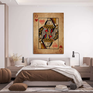 Vintage Queen of Hearts Art  MusaArtGallery™