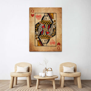 Vintage Queen of Hearts Art  MusaArtGallery™