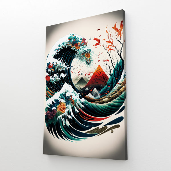 Wave Japanese Wall Art | MusaArtGallery™ 
