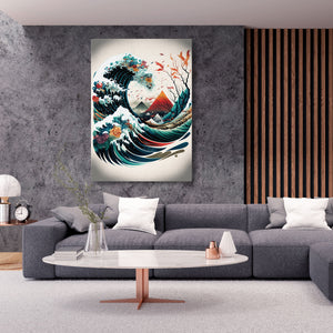 Wave Japanese Wall Art | MusaArtGallery™ 