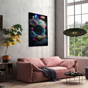 Wormhole Cartography Canvas Print - Trippy Art | MusaArtGallery™