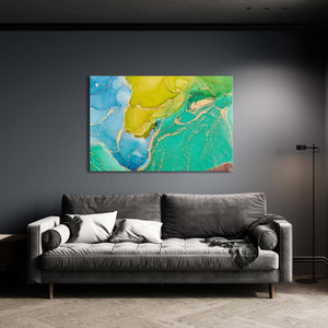 Yellow Marble Art | MusaArtGallery™